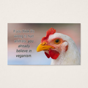 TAVS "därför veganismen?", Visitkortar Visitkort