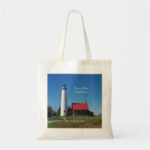 Tawas Point fyr tote bag Tygkasse