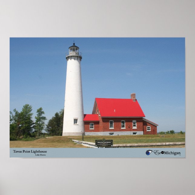 Tawas Point Lighthouse - Michigan Poster (Framsidan)