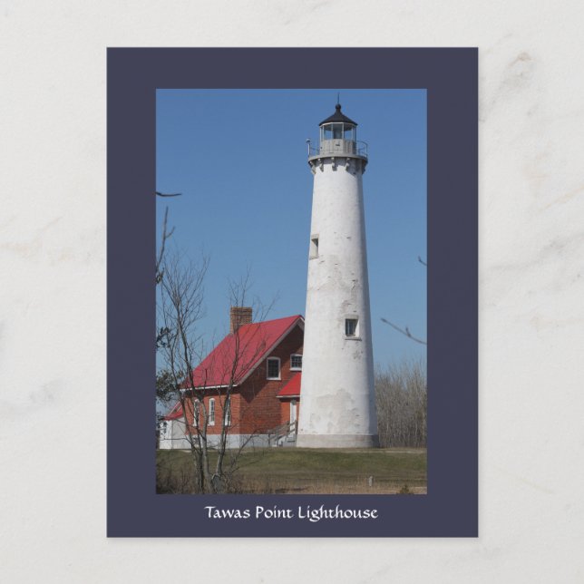 Tawas Point Lighthouse-vykort Vykort (Framsida)