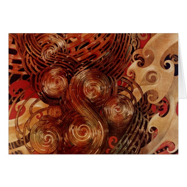 Tawhiri-Matea av Elizabeth Kyle. Hälsningskort (Framsidan Horizontal)