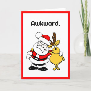Tawkigt Santa Selfie, Rolig Julkartong Helgkort