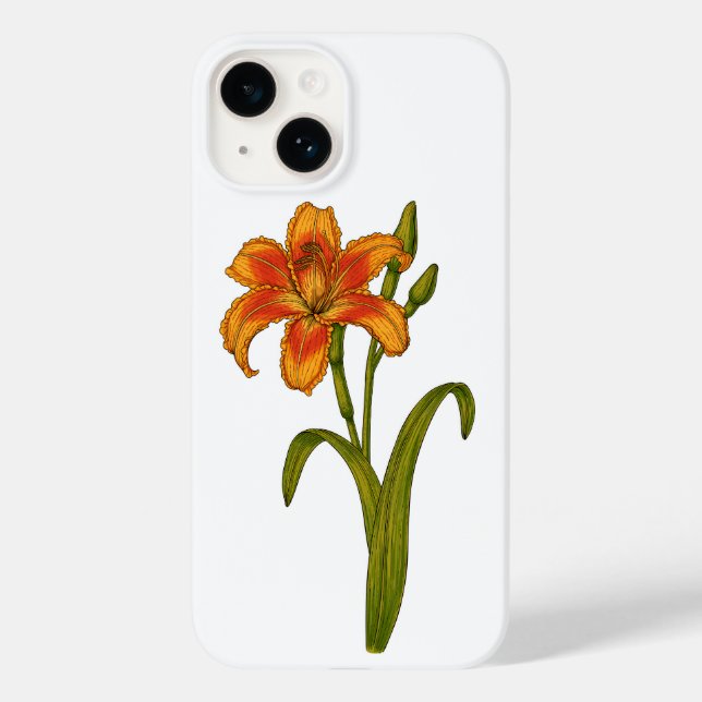 Tawny day lily Fodral-Mate iphone case (Baksida)