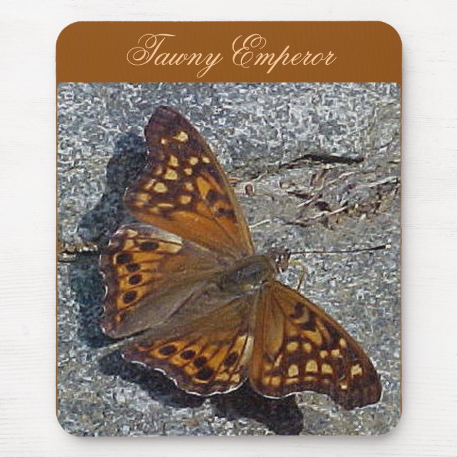 Tawny Emperor Butterfly Mousepad Musmatta (Framsidan)