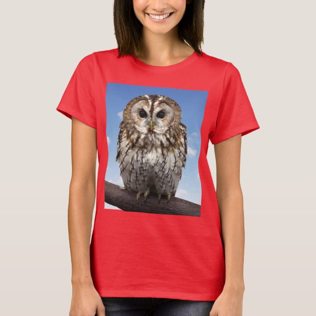 Tawny Owl T Shirt (Framsida)