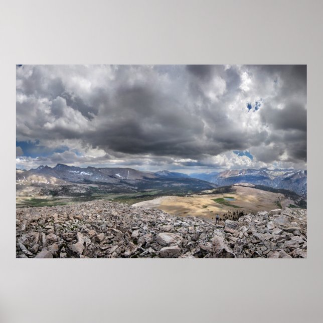 Tawny Point Panorama - John Muir Trail Poster (Framsidan)