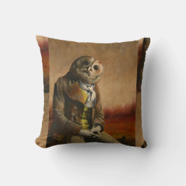 Tawny Uggla gentleman Throw Cushion Kudde