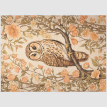Tawny Uggla Peach Blommars William Morris Inspired