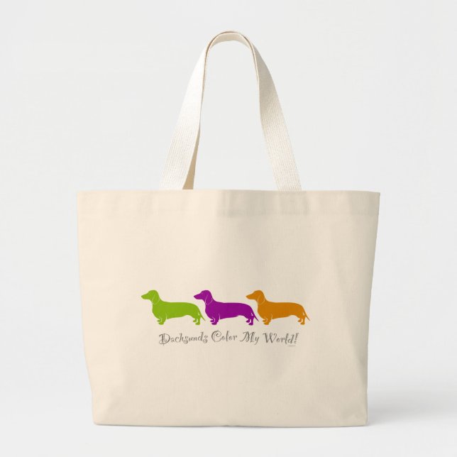 Tax - Doxie original- sluga designer Jumbo Tygkasse (Framsidan)