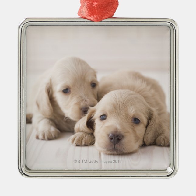 Tax för två miniatyr julgransprydnad metall (Framsidan)