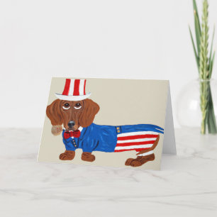 Tax i kostym för Uncle Sam Kort