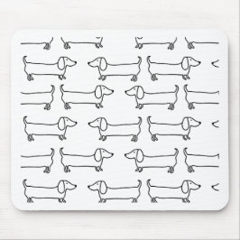 Tax i svart-vit musmatta