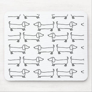 Tax i svart-vit musmatta