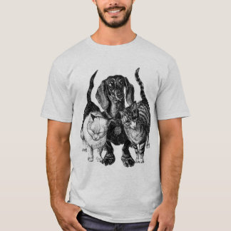Tax med kattGIF T-shirt