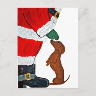Tax och Santa Helg Vykort