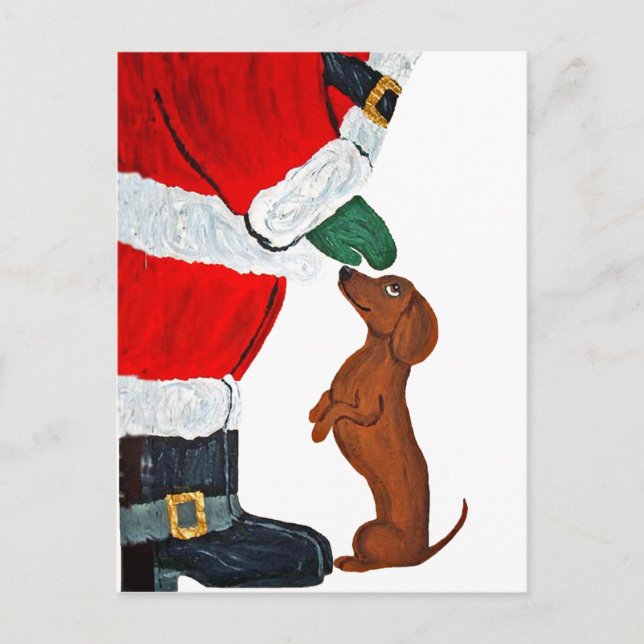 Tax och Santa Helg Vykort (Framsida)