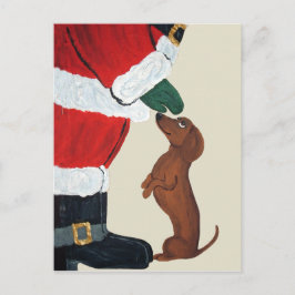 Tax och Santa Helg Vykort