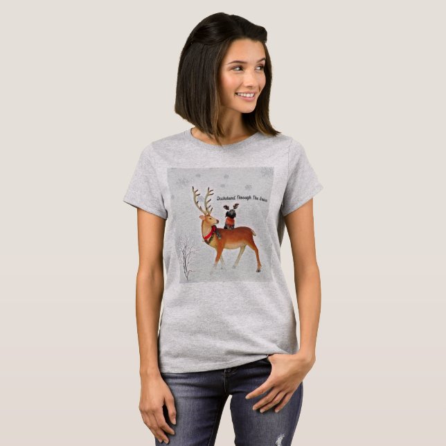 Tax till och med snöskjortan t shirt (Hel framsida)
