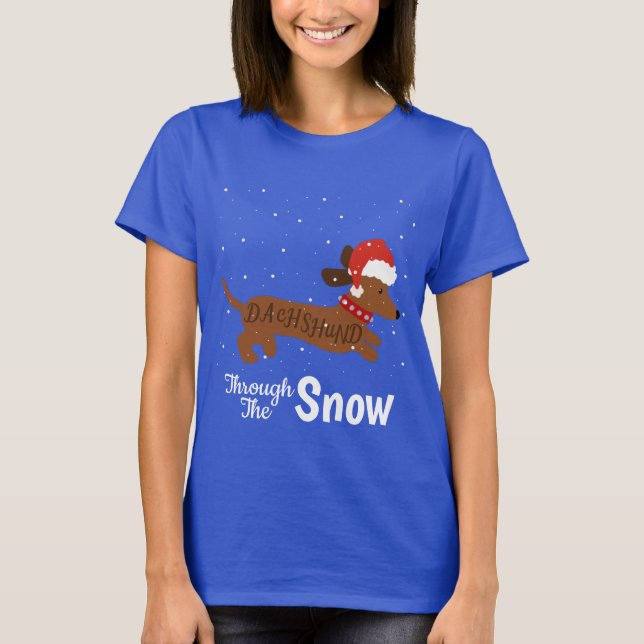 Tax till och med snöskjortan t-shirt (Framsida)