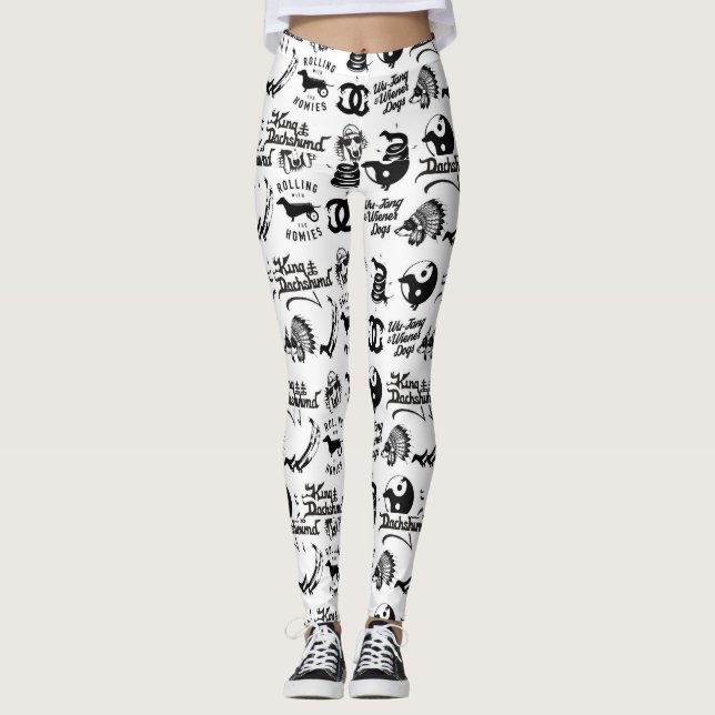 Taxälskaredamasker Leggings (Framsida)