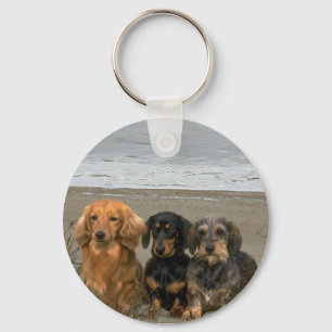 Taxar Keychain på stranden Nyckelring