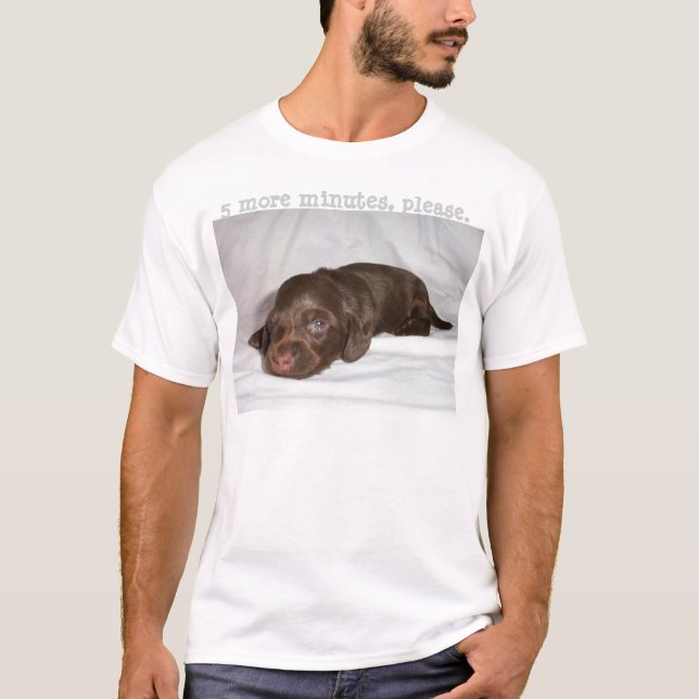 TaxchokladLongcoat valp T-shirt (Framsida)