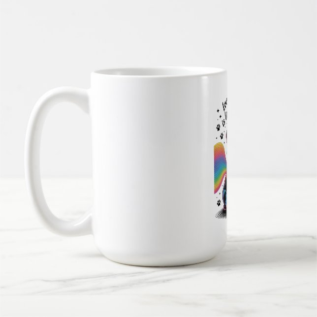 Taxeliev som består är kärlek som lyssnar kaffemugg (Vänster)
