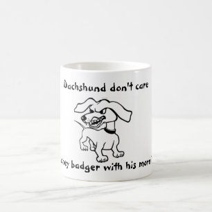 Taxen har honey badger w/coffee kaffemugg