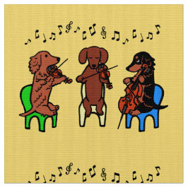 Taxen stränger gult för Triomusikertyg Tyg