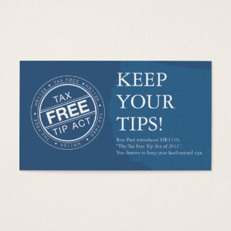 TaxFreeTipAct.com kort
