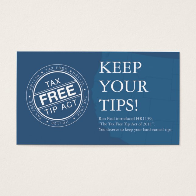 TaxFreeTipAct.com kort (Framsidan)