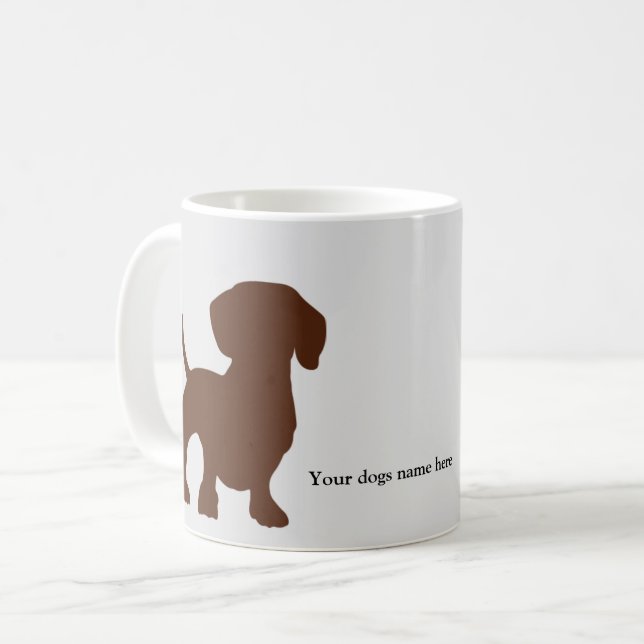 Taxhundmugg Kaffemugg (Framsida vänster)