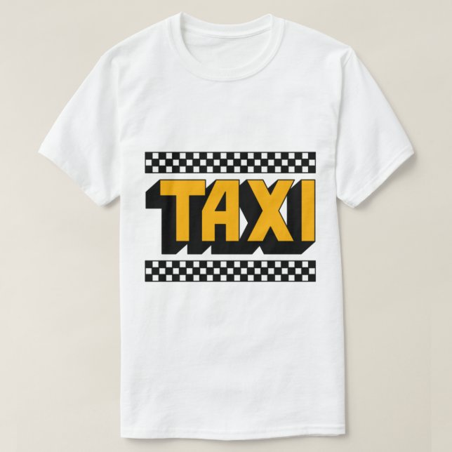 Taxi 70s och 80s T V show T Shirt (Design framsida)