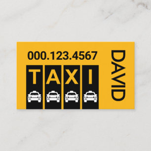 Taxi Bilar Rutt Transport Lager Visitkort