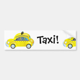 Taxi! Bildekal