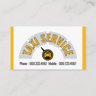 Taxi Bilmätare Cab Körning Visitkort