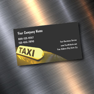 Taxi Business Magnets Visitkortmagnet