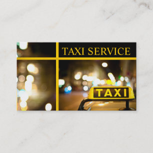 Taxi, Cab, Driver, Transport, Affärskort Visitkort