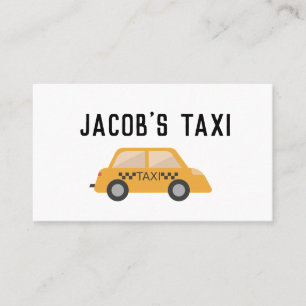 TAXI CAB PERSONLIG AFFÄRSKORT VISITKORT