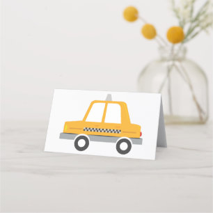 Taxi Cab Placeringskort