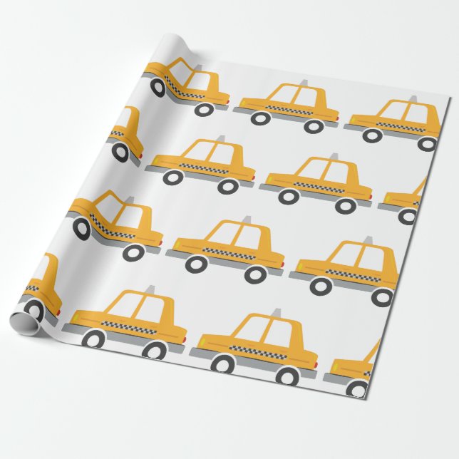 Taxi Cab Presentpapper (Utrullad)