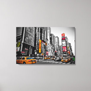 taxi Cabs City Hustle Wall Art Canvastryck