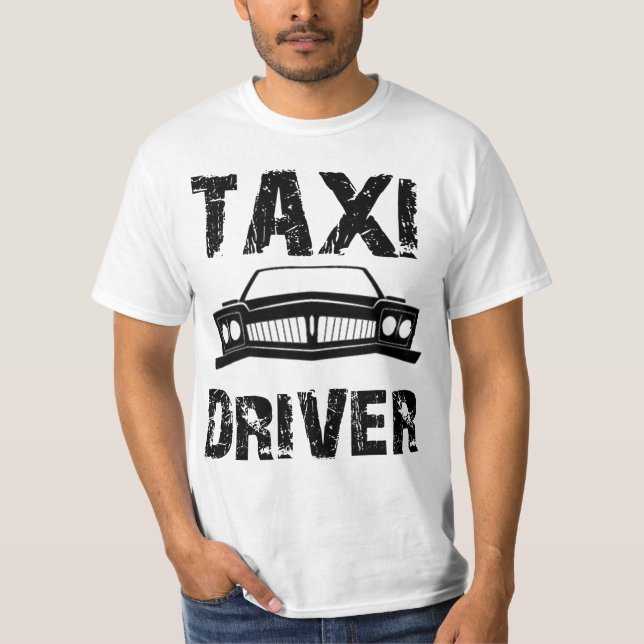 TAXI DRIVER T SHIRT (Framsida)