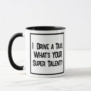 Taxi Driver Toppen Talent. Två tonkaffe Mugg