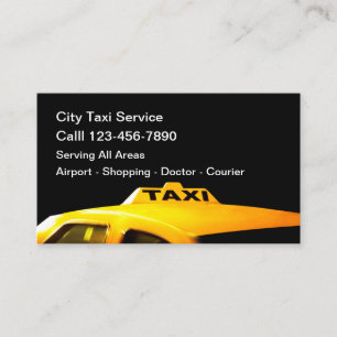 Taxi Driver Transport Services Visitkort
