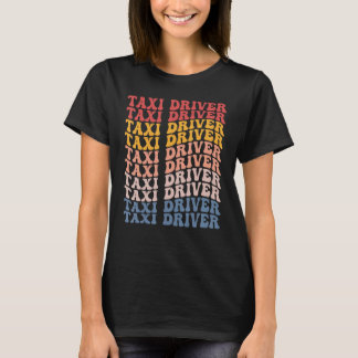 Taxi-drivrutin Groovy Retro T Shirt