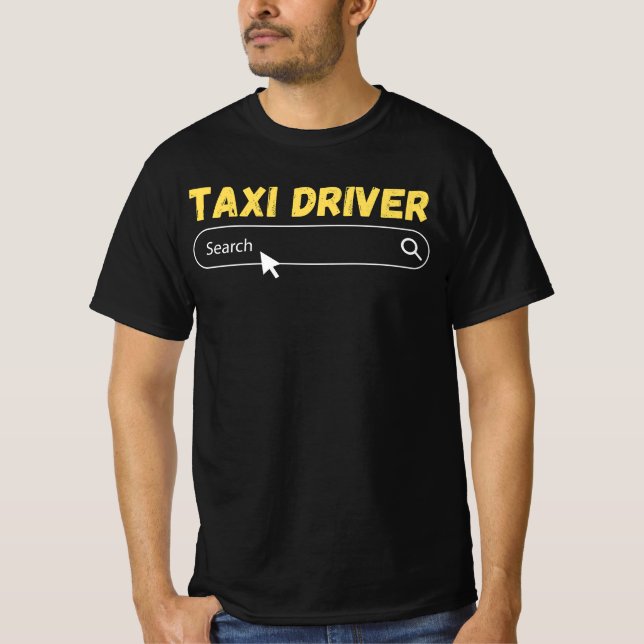 Taxi-drivrutinssökning T Shirt (Framsida)