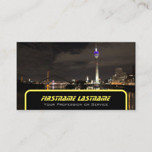 Taxi förarhytten gult taxi i centrala ljus visitkort