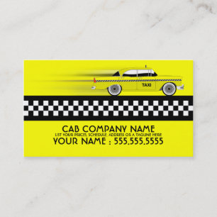 taxi förarhytten visitkort