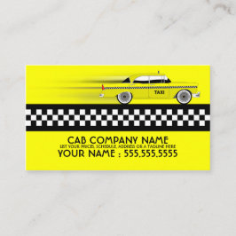 taxi förarhytten visitkort